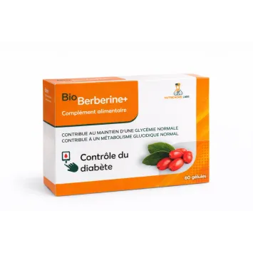 BIO BERBERINE+CONTROLE DU DIABETE 60 GELULES