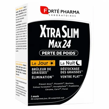 FORTE PHARMA XTRASLIM MAX 24 PERTE DE POIDS 30 COMPRIMES