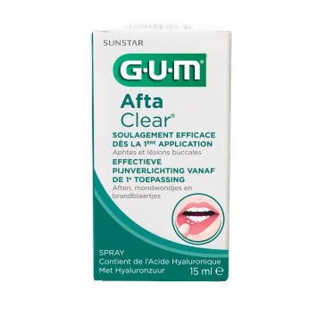 GUM AFTA CLEAR SPRAY BUCCAL 15ML