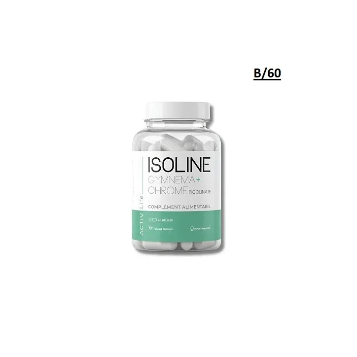 ACTIV LIFE ISOLINE GYMNEMA + CHROME PICOLINATE B/60