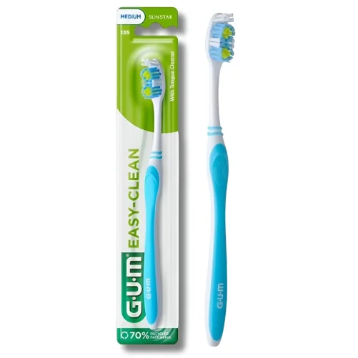 GUM BROSSE À DENTS EASY-CLEAN 135 MEDIUM