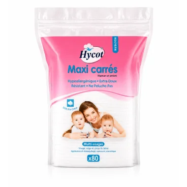 HYCOT MAXI CARRES MAMAN ET ENFANTS 80 PIECES