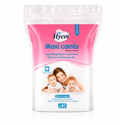 HYCOT MAXI CARRES MAMAN ET ENFANTS 80 PIECES