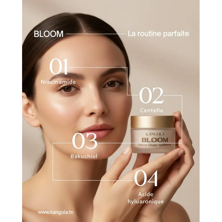 KANGOLA BLOOM CRÈME VISAGE HYDRATANTE 50ML
