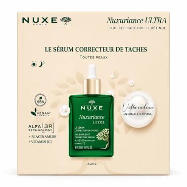 NUXE COFFRET SERUM CORRECTEUR DE TACHES 30ML + BRACELET EN PERLE OFFERT