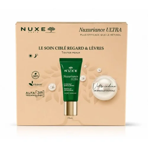 NUXE COFFRET LE SOIN CIBLÉ REGARD & LÈVRES + BRACELET EN PERLES OFFERT