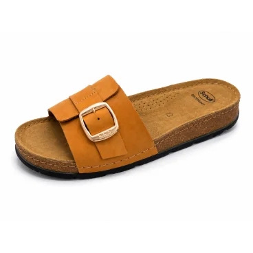 SCHOLL BOGA 1 STRAP COGNAC