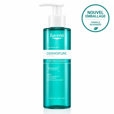 EUCERIN DERMOPURE GEL NETTOYANT 200ML