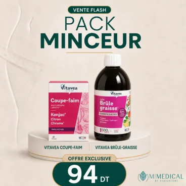 VITAVEA PACK MINCEUR COUPE-FAIM + BRÛLE-GRAISSE