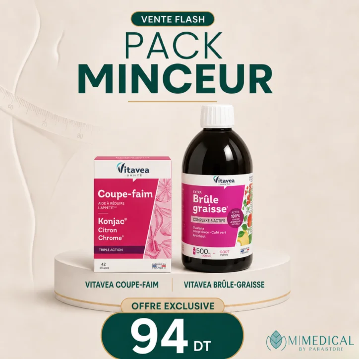 VITAVEA PACK MINCEUR COUPE-FAIM + BRÛLE-GRAISSE