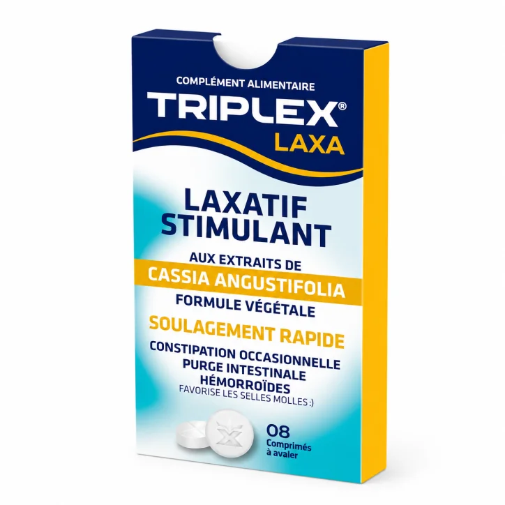 TRIPLEX LAXA LAXATIF STIMULANT 8 COMPRIMES
