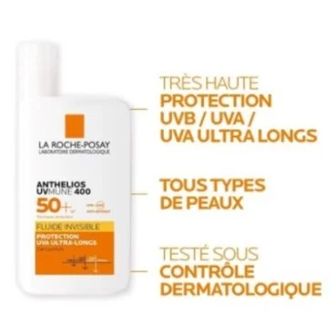 LA ROCHE POSAY ANTHELIOS UVMUNE400 FLUIDE INVISIBLE SPF50+