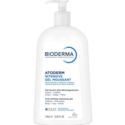 BIODERMA ATODERM INTENSIVE ULTRA-APAISANT GEL MOUSSANT 1L