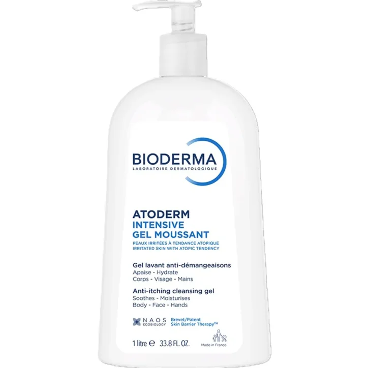 BIODERMA ATODERM INTENSIVE ULTRA-APAISANT GEL MOUSSANT 1L