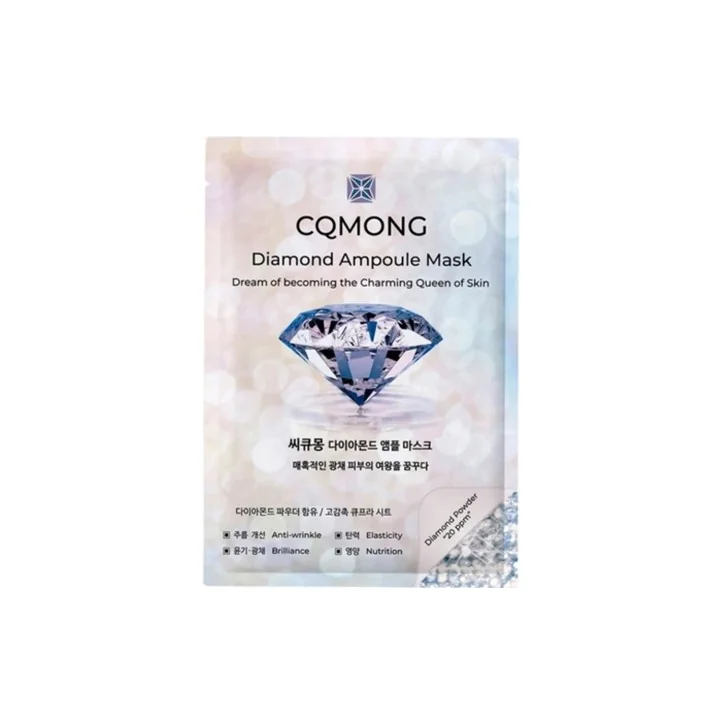 CQMONG MASQUE TISSU DIAMOND AMPOULE SHEET MASK 1 UNITÉ
