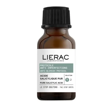 LIERAC LE STOP BOUTONS ACIDE SALICYLIQUE PUR 15ML LIERAC LE STOP BOUTONS ACIDE SALICYLIQUE PUR 15ML