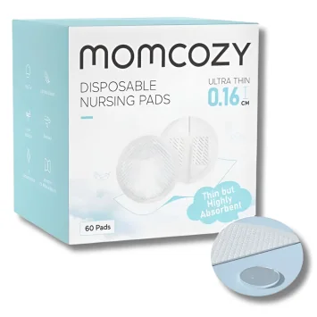 MOMCOZY COUSSINETS D’ALLAITEMENT JETABLES ULTRA-FINS 60 PIECES