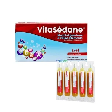 VITASEDANE MULTIVITAMINE 20 AMPOULES