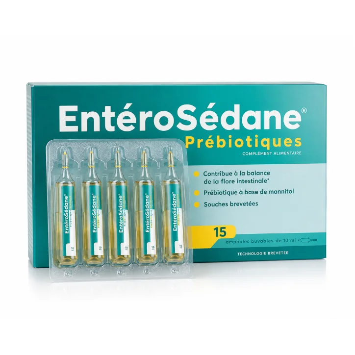 ENTEROSEDANE PRÉBIOTIQUES 15 AMPOULES