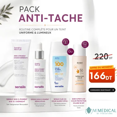 PACK SENSILIS SKIN D-PIGMENT AHA 10 OVERNIGHT + SÉRUM ATX B3 + ÉCRAN SPF50+ OFFERT AU CHOIX PACK SENSILIS SKIN D-PIGMENT AHA 10 OVERNIGHT + SÉRUM ATX B3 + ÉCRAN SPF50+ OFFERT AU CHOIX