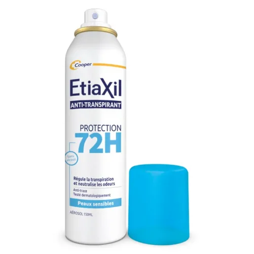 ETIAXIL DÉODORANT ANTI-TRANSPIRANT PROTECTION 72H PEAUX SENSIBLES 150ML