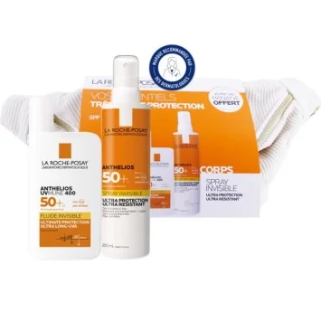 LA ROCHE-POSAY VOS ESSENTIELS PROTECTION SPF50+ 2 SOINS + SAC BANANE