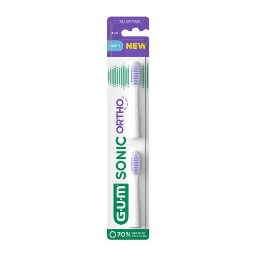 GUM SONIC ORTHO RECHARGES BROSSE À DENT