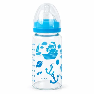 BAMBINI BIBERON LARGE EN VERRE 240ML