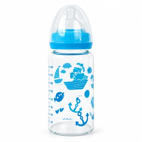 BAMBINI BIBERON LARGE EN VERRE 240ML