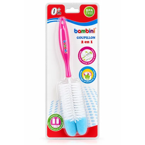 BAMBINI GOUPILLON BIBERON ET TÉTINE 2EN1