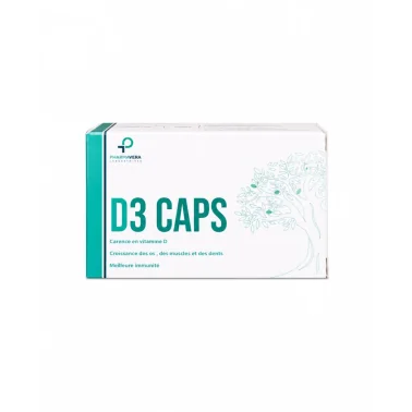 PHARMAVERA D3 CAPS VITAMINE D3 30 CAPSULES