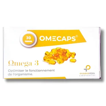 PHARMAVERA OMECAPS OMEGA 3 30 CAPSULES