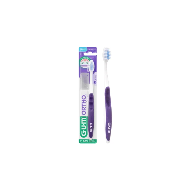 GUM BROSSE A DENTS ORTHO 124