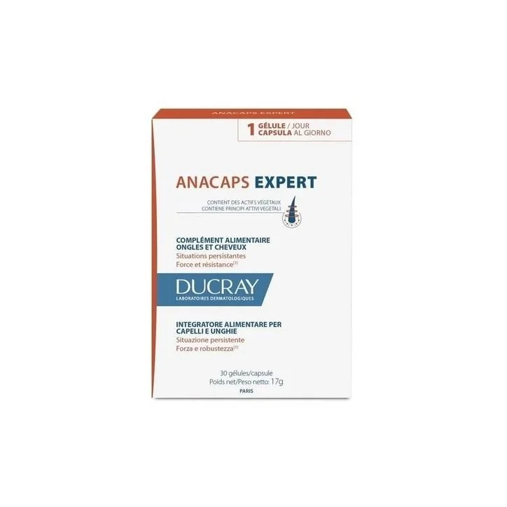 DUCRAY ANACAPS REACTIV COMPLÉMENT ALIMENTAIRE 30 CAPSULES