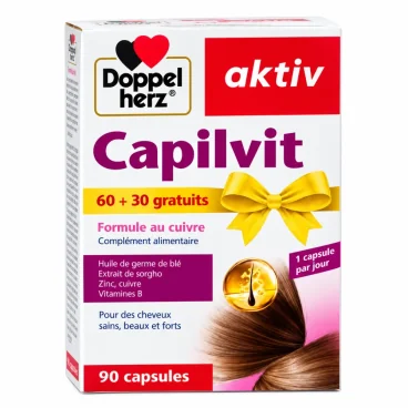 AKTIV CAPILVIT FORMULE AU CUIVRE 90 CAPSULES