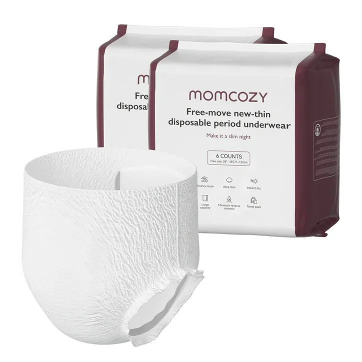 MOMCOZY CULOTTES POST-PARTUM JETABLES 12 PIÈCES