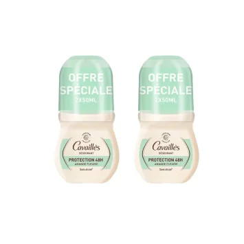 CAVAILLES DERMATO 48H DÉODORANT ROLL-ON 2X50ML