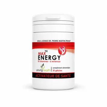 YOUNG HEALTH MAX ENERGIE 30 GÉLULES