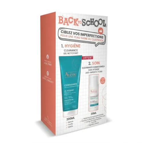 AVENE CLEANANCE COMEDOMED+ 30ML + GEL NETTOYANT CLEANANCE 200ML OFFERT