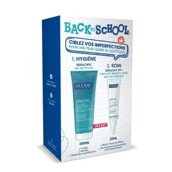 DUCRAY KERACNYL PP+ 30ML + GEL NETTOYANT 200ML OFFERT