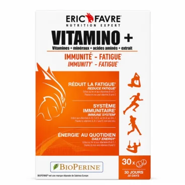 ERIC FAVRE VITAMINO+ IMMUNITE ET FATIGUE 30 COMPRIMES
