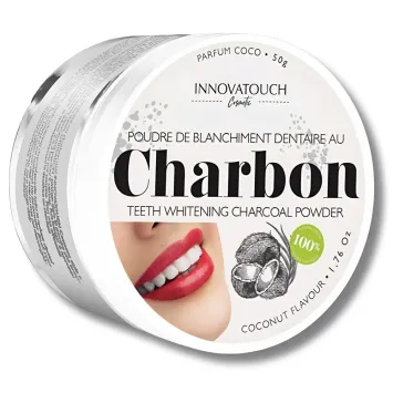 INNOVATOUCH POUDRE DE BLANCHIMENT DENTAIRE AU CHARBON COCO 50G