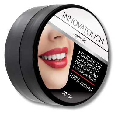 INNOVATOUCH POUDRE DE BLANCHIMENT DENTAIRE AU CHARBON