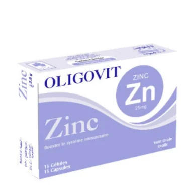 VITAL OLIGOVIT ZINC 25 MG BOITE DE 15
