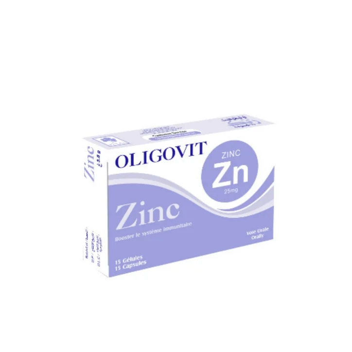 VITAL OLIGOVIT ZINC 25 MG BOITE DE 15