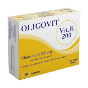 VITAL OLIGOVIT VITAMINE E 200MG 30 GELULES