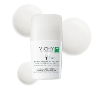 VICHY DEODORANT ANTI TRANSPIRANT 48H PEAUX SENSIBLES 50ML