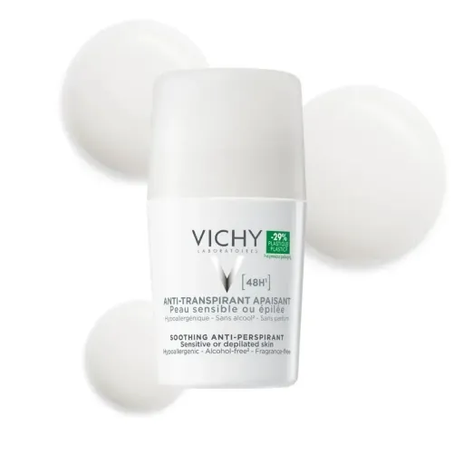 VICHY DEODORANT ANTI TRANSPIRANT 48H PEAUX SENSIBLES 50ML