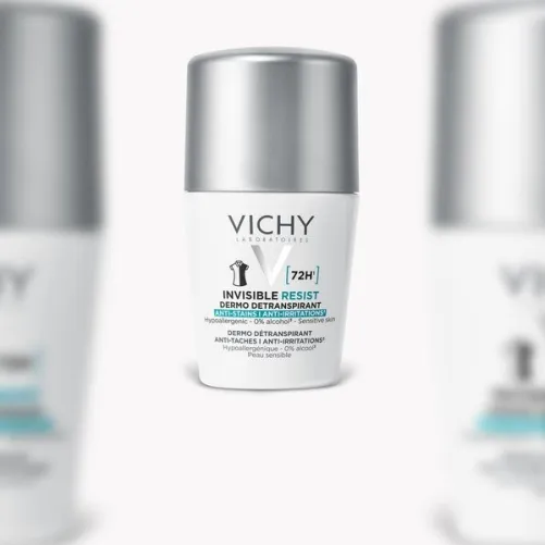 VICHY DEODORANT INVISIBLE RESIST DERMO-DETRANSPIRANT 72H 50ML
