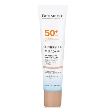 DERMEDIC SUNBRELLA MELAOX +H CREME TEINTEE LEGERE PROTECTION SOLAIRE SPF 50+ 40 ML